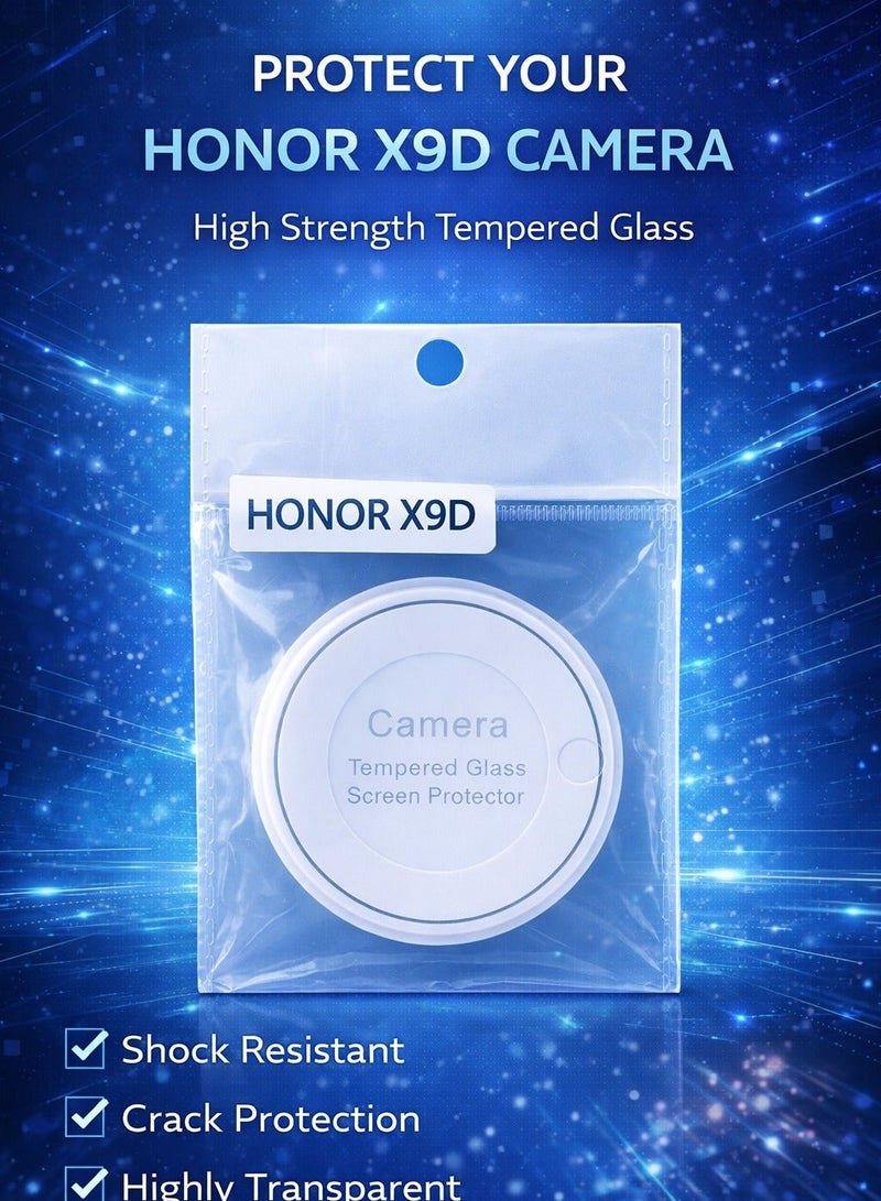 إسكرينة كاميرا شفافة لــ Honor X9d أنيقة – حماية قوية لعدساتك من الخدوش والصدمات اليومية مع وضوح عالي - Image 1